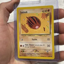 Pokemon Swinub 57/64 - Neo Revelation - COMMON - VINTAGE WOTC Pokemon Card - NM - Image 2