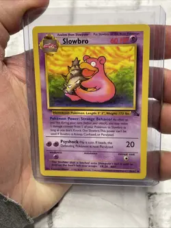 Pokemon TCG Slowbro 43/62 Pokemon Fossil Uncommon Pokemon NM/MT Italian Vintage - Image 1