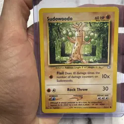 Vintage Pokemon Cards 2000 Pokemon - Sudowoodo Neo Genesis No. 77/111 LP WOTC - Image 1
