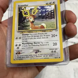 Pokemon TCG: Unlimited Stantler Non Holo - Neo Genesis 76/111 NM/MT Vintage Card - Image 2