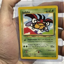 Ledyba 63/111 Neo Genesis Set Pokemon Card Vintage Vtg Nintendo LP Common WOTC - Image 1