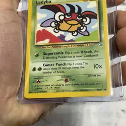 Ledyba 63/111 Neo Genesis Set Pokemon Card Vintage Vtg Nintendo LP Common WOTC - Image 2