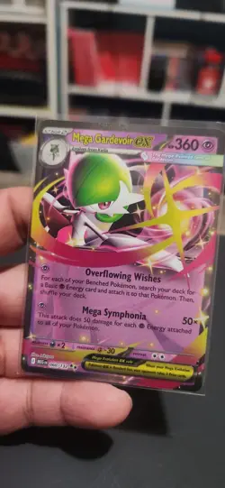 Pokemon Mega Gardevoir ex 060/132 Me01: Mega Evolution Holo Card - Image 1