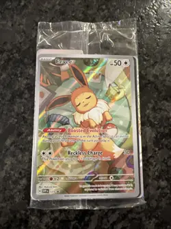 Sealed Pokemon Eevee 173 Prismatic Evolutions SV Scarlet Violet Promo Rare Card - Image 1