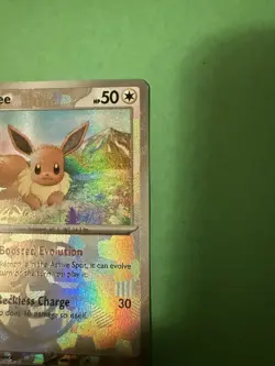 Eevee (Master Ball Pattern) 074/131 Prismatic Evolutions Holo Pokemon TCG NM - Image 4