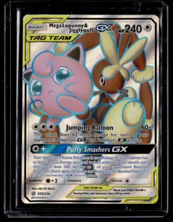 2019 Sun & Moon - Cosmic Eclipse Mega Lopunny & Jigglypuff-GX Basic/Rare Ultra - Image 1