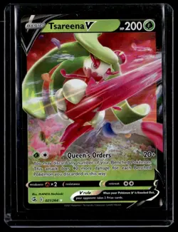 2021 Sword & Shield - Fusion Strike Tsareena V Basic/Rare Holo V #21 - Image 1