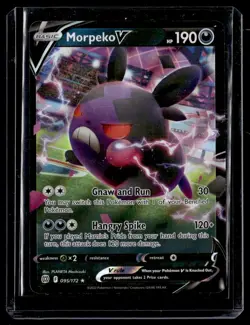 2022 Sword & Shield - Brilliant Stars Morpeko V Basic/Rare Holo V #95 - Image 1