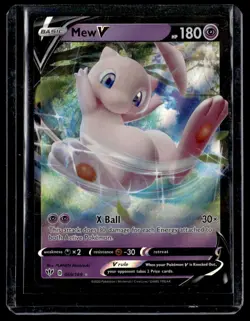 2020 Sword & Shield - Darkness Ablaze Mew V Basic/Rare Holo V #69 - Image 1