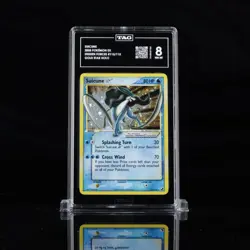 2005 Pokemon - Suicune Gold Star 115 Unseen Forces Holo - TAG 8, SCORE 822 - Image 1