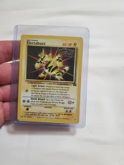 LP/MP Pokemon TCG Electabuzz Black Star promo from WB Pokemon the first movie - Image 1