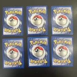 Vintage Pokemon Fossil Card Lot Common Uncommon No Duplicates 6 cards TCG - Image 2