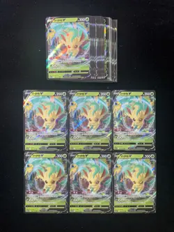 2024 Pokemon TCG S-Chinese CS4aC 008/132 RR Leafeon V Holo LOt*30 PC46 - Image 2