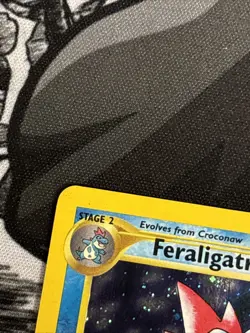 Pokemon TCG Neo Genesis Feraligatr 4/111 Holo Card Heavy Played - Image 4
