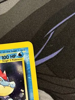 Pokemon TCG Neo Genesis Feraligatr 4/111 Holo Card Heavy Played - Image 5