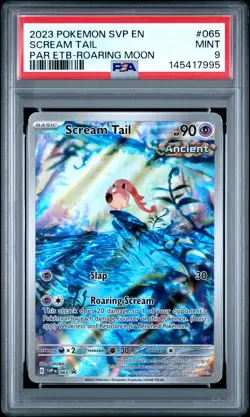 2023 POKEMON SVP EN-SV BLACK STAR PROMO #065 SCREAM TAIL PSA 9 - Image 1