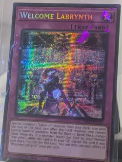 Yugioh! Welcome Labrynth - And Labyrinth MP23-EN235 - Prismatic Secret Rare - - Image 1