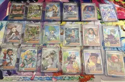 Pokemon Scarlet & Violet Trainer Supporter Full Art lot 18 cards - Image 1