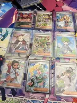 Pokemon Scarlet & Violet Trainer Supporter Full Art lot 18 cards - Image 2