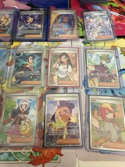 Pokemon Scarlet & Violet Trainer Supporter Full Art lot 18 cards - Image 3