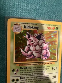 Pokemon Nidoking Base Set Unlimited 11/102 NM Near Mint - Image 3