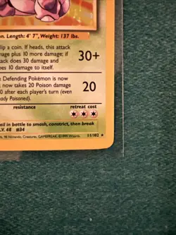 Pokemon Nidoking Base Set Unlimited 11/102 NM Near Mint - Image 5