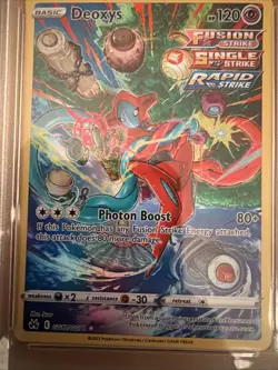 Deoxys GG12/GG70 Full Art 2023 Pokemon Crown Zenith PSA 9 Mint - Image 5