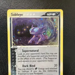 Sableye - 10/100 - Holo Rare Pokemon EX - Sandstorm With Swirl🌀 NM - Image 2