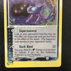 Sableye - 10/100 - Holo Rare Pokemon EX - Sandstorm With Swirl🌀 NM - Image 4