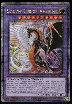 Light and Darkness Dragonlord (Quarter Century Secret Rare) INFO-EN034 Yu-Gi-Oh - Image 1