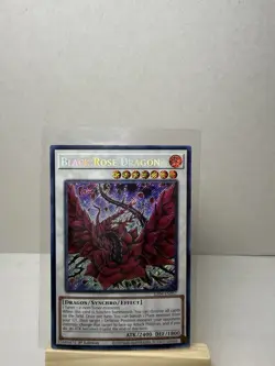 Yu-Gi-Oh! Black Rose Dragon RA04-EN057 Quarter Century 1st Edition Secret Rare … - Image 1