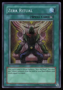 Zera Ritual (Secret Rare) PP01-EN010 Secret Rare ERROR Yu-Gi-Oh - Image 1
