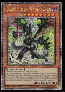 Diabellstar Vengeance (Quarter Century Secret Rare) ALIN-EN011 Yu-Gi-Oh - Image 1