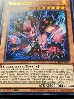 Snake-Eyes Diabellstar + Flamberge + Ash + Oak + Birch + Poplar | YuGiOh! - Image 4