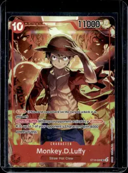 2024 One Piece Treasures Boosters Set Monkey.D.Luffy #ST10-006 - Image 1