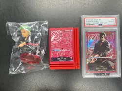 One Piece PSA 10 Roronoa Zoro L Promo 2024 OP01-001 Weekly Shonen Jump JPN - Image 1