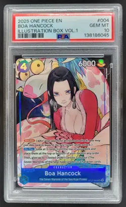 2025 One Piece Boa Hancock Illustration Box Vol.1 #ST17-004 PSA 10 KH6 - Image 1