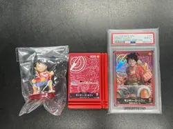 One Piece PSA 10 Monkey D Luffy L Promo 2023 ST01-001 Weekly Shonen Jump JPN - Image 1
