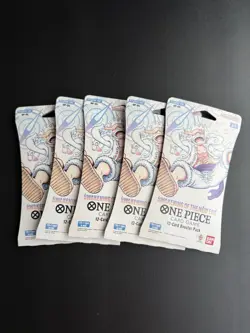 5x One Piece Awakening of the New Era OP05 Sleeved Booster Pack Lot English - Image 1