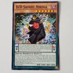 D/D Savant Nikola - TDIL-EN011 - HP - Common - 1st ed - Yugioh - Image 1