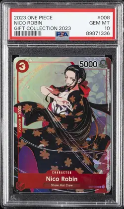 2023 ONE PIECE GIFT COLLECTION 2023 #008 NICO ROBIN PSA 10 - Image 1