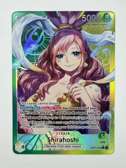 Shirahoshi OP11-022 Alt Art Leader EN One Piece Fist Of Devine Speed - Image 1