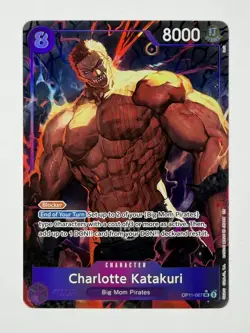 Charlotte Katakuri OP11-067 One Piece CCG A Fist of Divine Speed SR ALT ART. NM. - Image 1