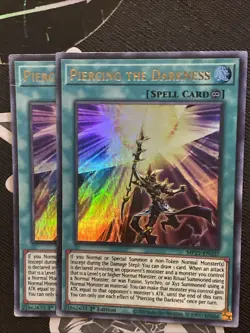Yugioh! Card TCG Piercing the Darkness MP21-EN257 Ultra Rare 1st Edition VLP/NM - Image 1