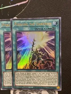 Yugioh! Card TCG Piercing the Darkness MP21-EN257 Ultra Rare 1st Edition VLP/NM - Image 2