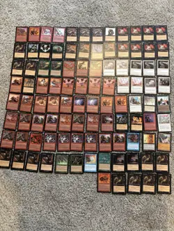***VINTAGE MTG BULK LOT 250+ CARDS***MAGIC C/UNC/RARES MIXED SETS - Image 2