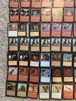 ***VINTAGE MTG BULK LOT 250+ CARDS***MAGIC C/UNC/RARES MIXED SETS - Image 5