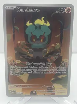Marshadow 146/132 Illustration Rare Pokemon Card Mega Evolution IR NM - Image 1