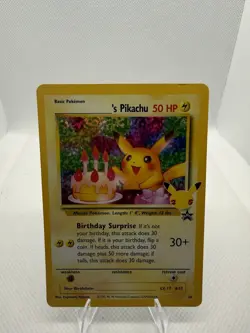 Pokemon Pikachu TCG Celebrations Birthday Promo Holo Card #24 Pokemon TCG - Image 1