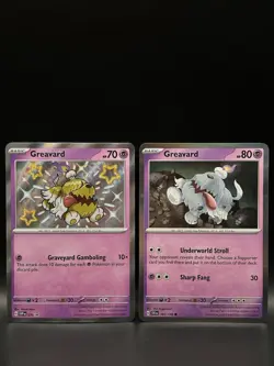 Greavard Bundle 070 (Promo) 105/198 (Holo) - Pokemon Cards- NM - Image 1